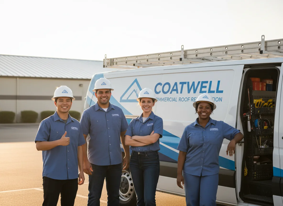 Commercial roof coating company in Richland, GA
